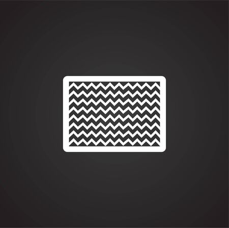 Car part related icon on background for graphic and web design. Simple illustration. Internet concept symbol for website button or mobile appのイラスト素材