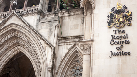 Better known simply as The Law Courts, The Royal Courts of Justice houses the High Court and Court of Appeal of England and Wales.  Many high profile case have been carried out here.のeditorial素材