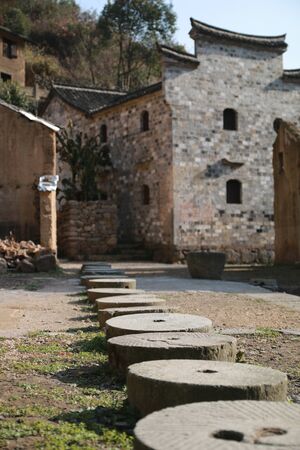 Stone millの写真素材