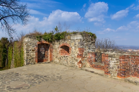 the castle ruins XV-XVIIIの写真素材