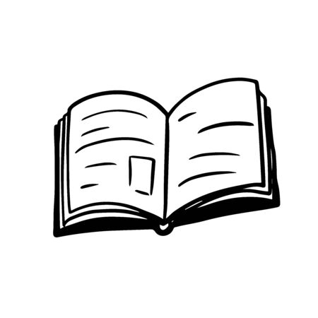 Doodle sketch book, illustration on a white background.のイラスト素材