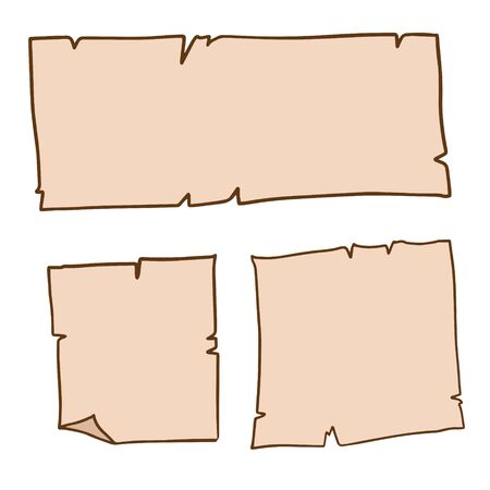 Comic style sticker with torn edges. Doodle sketch, illustration on white background.のイラスト素材