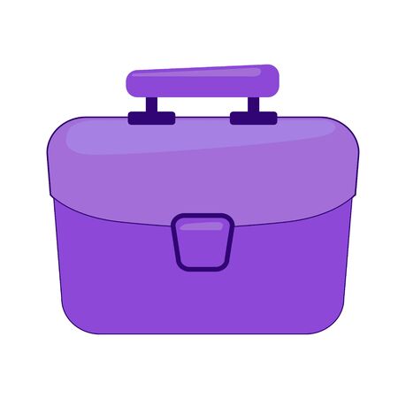 Simple flat illustration of a briefcaseのイラスト素材