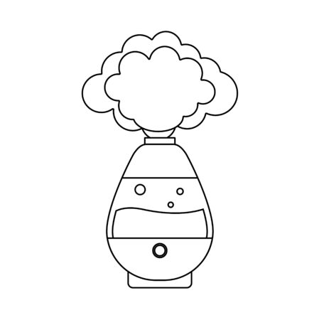 Humidifier.Simple flat vector illustration. Isolatedの写真素材