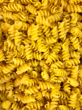 Pasta background - a bunch of raw pasta textureの写真素材