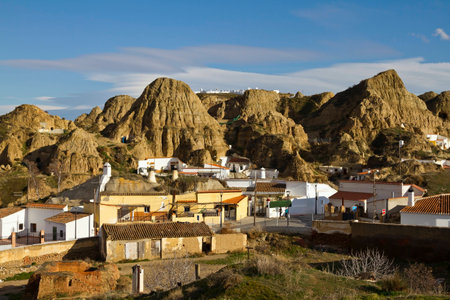 Guadix and the troglodyte caves - Granada Provinceの写真素材
