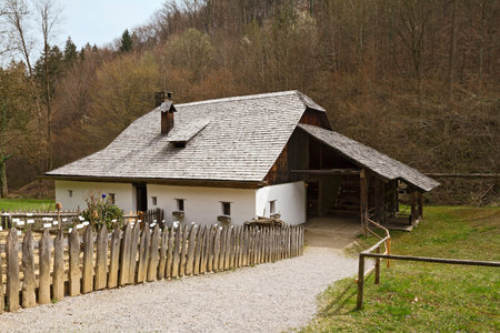 Open-Air Museum Stuebing: Forge, Krakauhintermuehlen near Murau (Styria)のeditorial素材