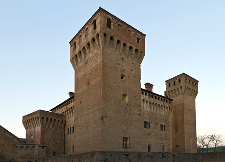 Nonantolana Tower of Rocca di Vignolaのeditorial素材