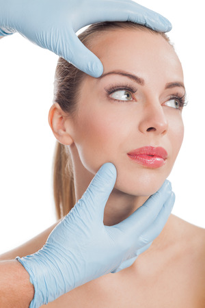health care clean skin or plastic surgery conceptの写真素材
