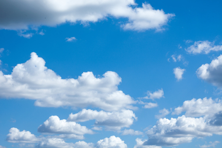 beautiful Clouds with blue skyの写真素材