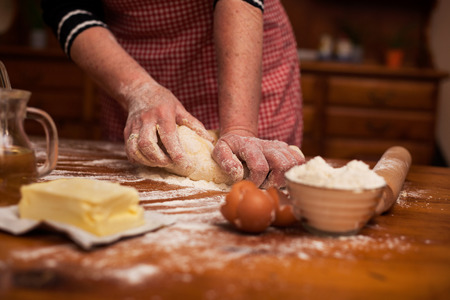 Baking ingredients for cookies at homeの写真素材