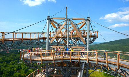 the observation tower in ÅšwieradÃ³w AdrÃ³j