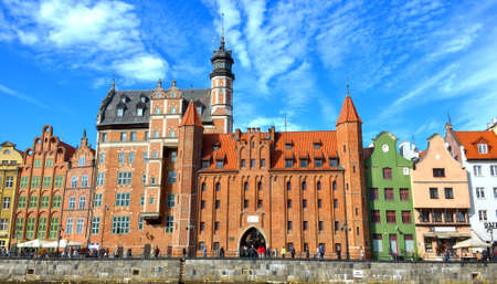 The old town of GdaÅskの写真素材