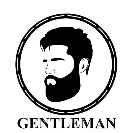 Gentleman icon. icon isolated on white background.のイラスト素材