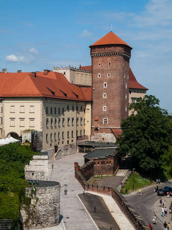 Wawel castle in Cracow (Poland)のeditorial素材