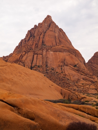 Granite dome of Spitzkoppe (Namibia)の写真素材