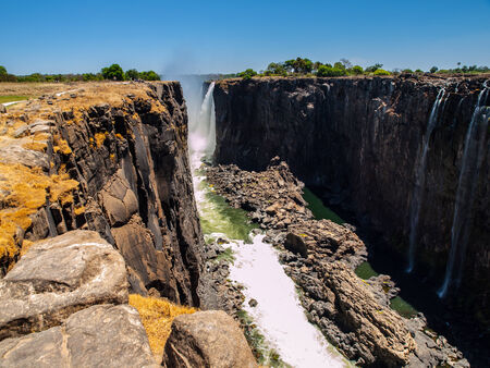Victoria Falls Canyon (Zimbabwean side)の写真素材