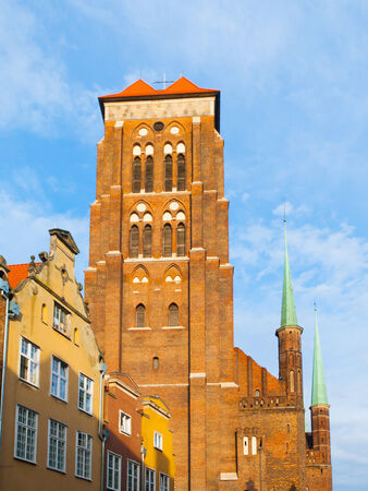 Basilica of the Assumption of the Blessed Virgin Mary, Gdansk, Polandの写真素材