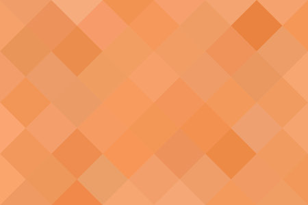 Background pattern made of squares in diagonal position. Vector illustration in autumn colors.