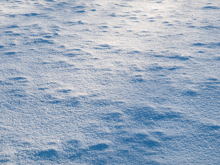 Snow texture in the evening time illuminated by sunの写真素材