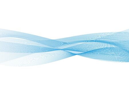 Abstract transparent blue wave background. Smoke effect design element wallpaper. Modern design EPS10 vector illustration.のイラスト素材