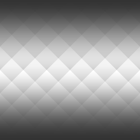Creative design of a colorful  squares in diagonal arrangement. Two side horizontal gradient. Monochrome, black and white vector illustration.のイラスト素材
