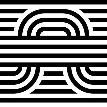 Striped abstract seamless pattern background tile.のイラスト素材