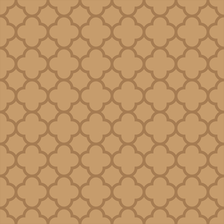 Quatrefoil seamless pattern background in black and white.のイラスト素材