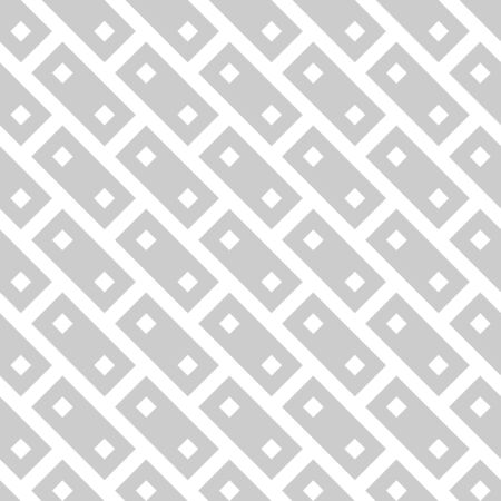 Abstract seamless pattern background. Grey brick design elements in diagonal arrangement. Vector illustration.のイラスト素材
