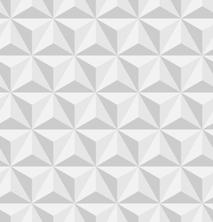 3D triangular, or tetrahedron, pyramids. Seamless vector pattern backgroundのイラスト素材