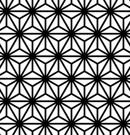 3D triangular, or tetrahedron, pyramids. Seamless vector pattern backgroundのイラスト素材
