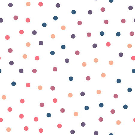 Colorful seamless pattern. Happy, funny and infantile theme. Abstract vector background.のイラスト素材