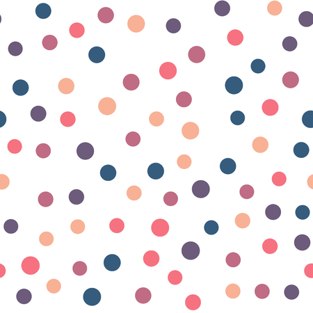 Colorful seamless pattern. Happy, funny and infantile theme. Abstract vector background.のイラスト素材