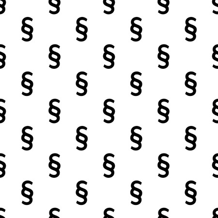 Section signs seamless pattern. Vector paragraph marks background. Legal code or law theme.のイラスト素材
