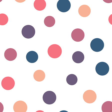 Colorful seamless pattern. Happy, funny and infantile theme. Abstract vector background.のイラスト素材