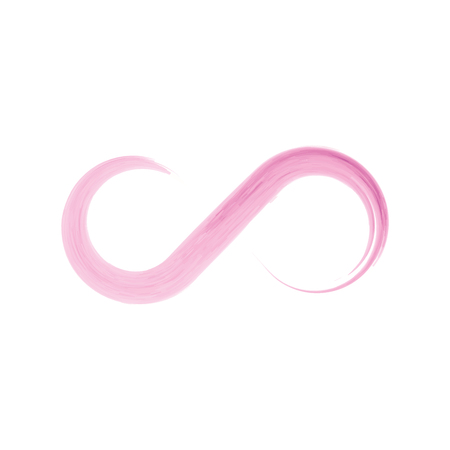 Violet infinity symbol icon. Hand drawn watercolor vectori illustration.のイラスト素材