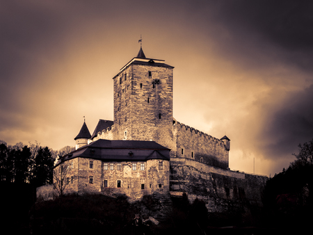 Kost Castle in Bohemian Paradise, Czech Republic.の写真素材