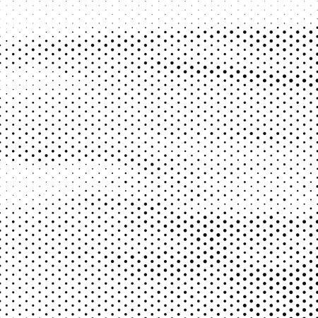 Abstract halftone background texture of black dots.のイラスト素材
