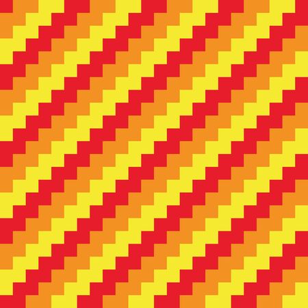 Abstract three color seamless background chevron pattern. Vector illustration.のイラスト素材