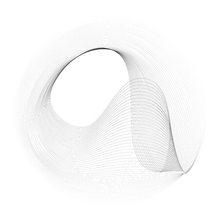 Abstract transparent grey wave background. Smoke effect design element wallpaper. Modern design EPS10 vector illustration.のイラスト素材