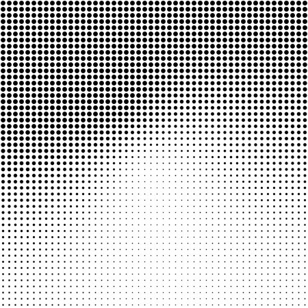 Abstract halftone background in black and white. Dotted vector pattern.のイラスト素材