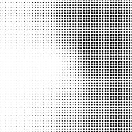 Abstract halftone background in black and white. Dotted vector pattern.のイラスト素材