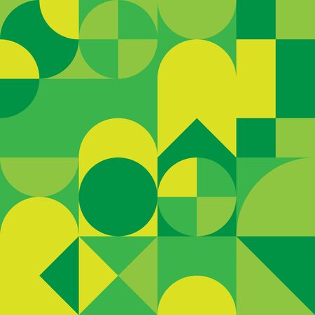 Abstract geometric retro design. Vector seamless pattern.のイラスト素材