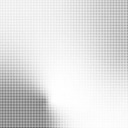 Abstract halftone background in black and white. Dotted vector pattern.のイラスト素材