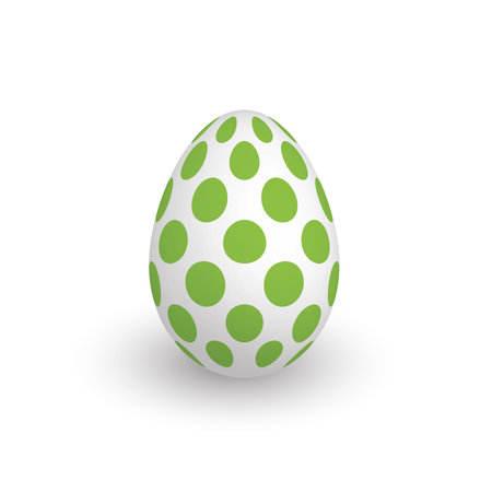 Colorful 3D realistic Easter eggのイラスト素材