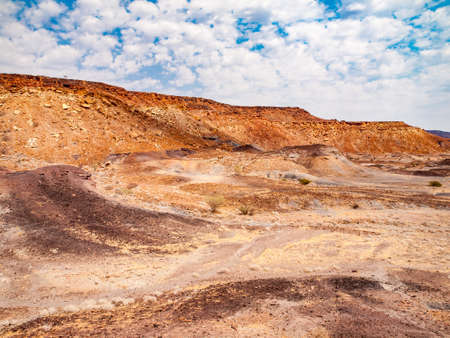 Volcanic landscape of Burnt Mountainの写真素材