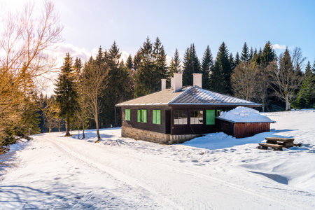 Cross-country skiing in Jizera Mountains