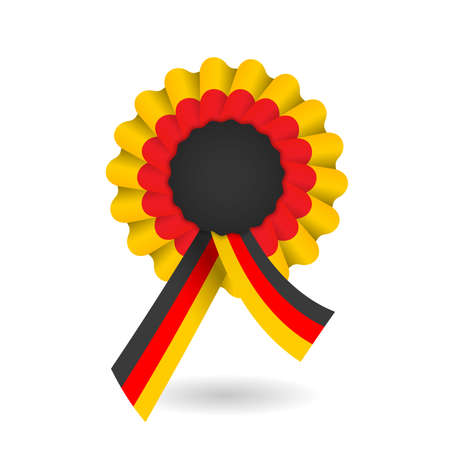 National tricolor cockade of Germanyのイラスト素材
