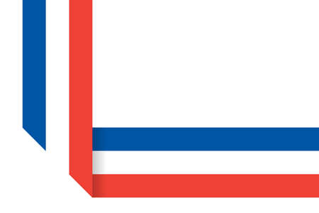 National tricolor ribbon of Indiaのイラスト素材