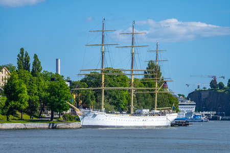 Af Chapman ship in Stockholmの写真素材